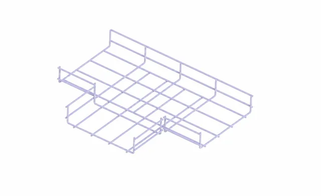 WIRE MESH TRAY TEE PIECE