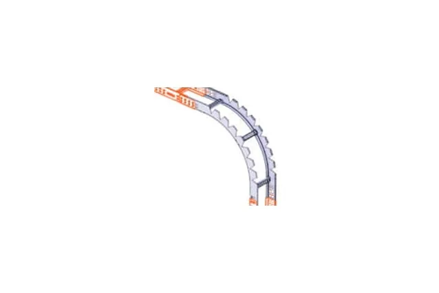 h:60 LADDER INSIDE AND OUTSIDE VERTICAL BEND