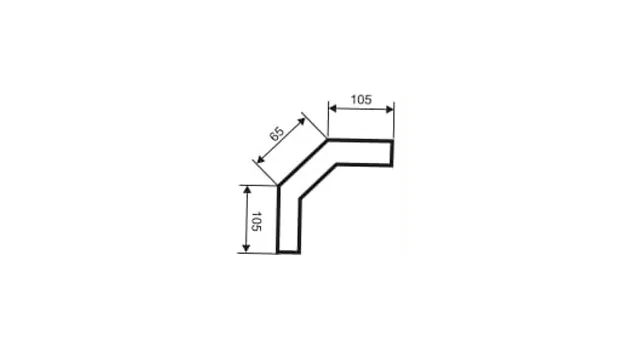 h:40 FIXED OUTSIDE VERTICAL BEND