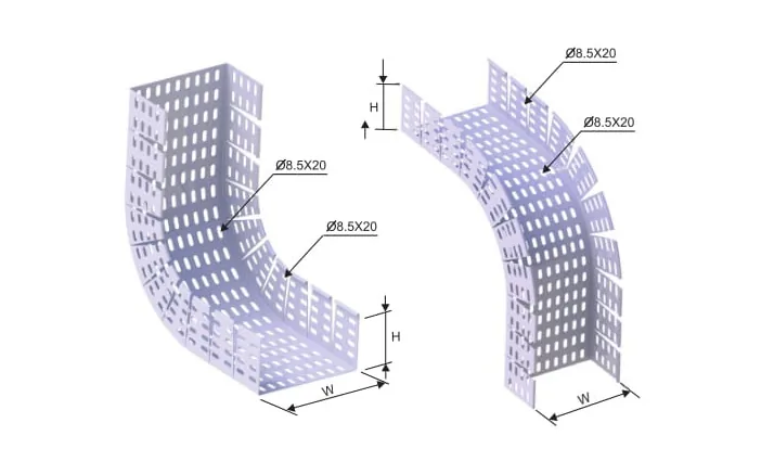h:100 INSIDE AND OUTSIDE VERTICAL BEND