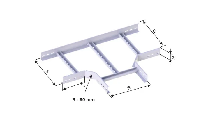 h:40 LADDER TEE PIECE