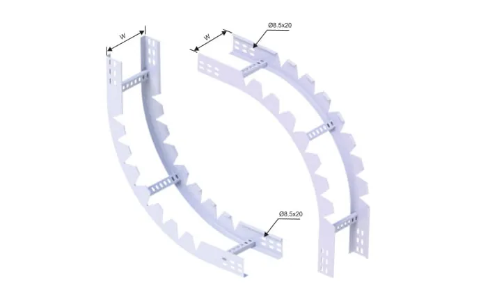 h:60 LADDER INSIDE AND OUTSIDE VERTICAL BEND